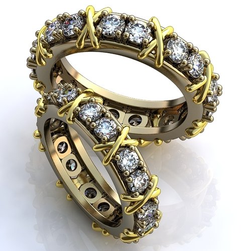 Дизайнерские золотые кольца купить в Киеве, Украине